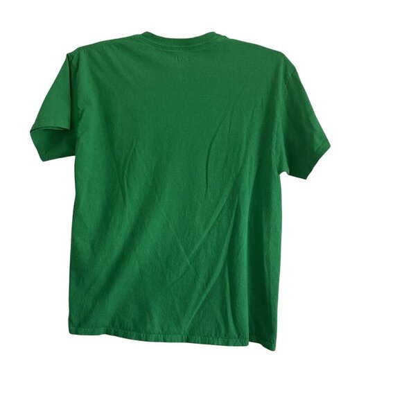 Gildan Halloween Green T-Shirt Black Spider Graphic Size L Short Sleeve - Picture 3 of 8